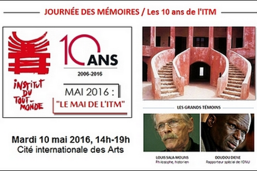 Odyssées immigrées # 20 mai 2016 - Journée nationale des mémoires de la traite, des esclavages et de leurs abolitions avec Louis Sala Molins et Doudou Dienne