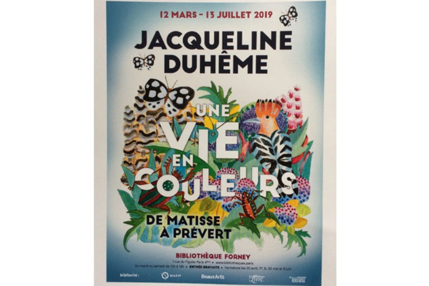 Ecoute ! Il y a un éléphant... # 22 mai 2019 - Jacqueline Duhême, une vie en couleurs, à Forney
