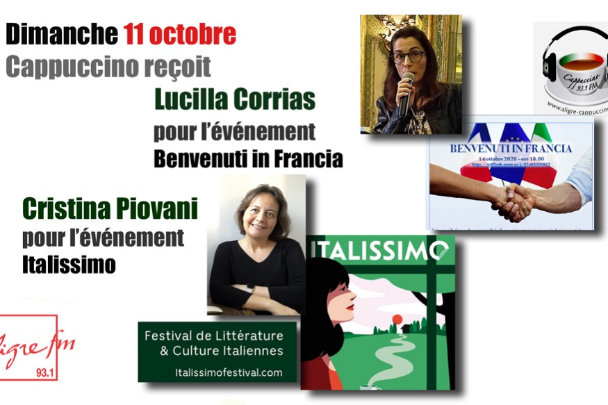 Cappuccino # 11 octobre 2020 - Invitées Lucilla Corrias et Cristina Piovani