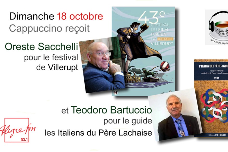 Cappuccino # 18 octobre 2020 - invités Oreste Sacchelli et Teodoro Bartuccio