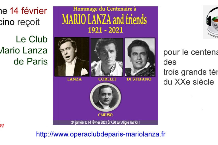 Cappuccino # 14 février - Invité : le Club Mario Lanza de Paris