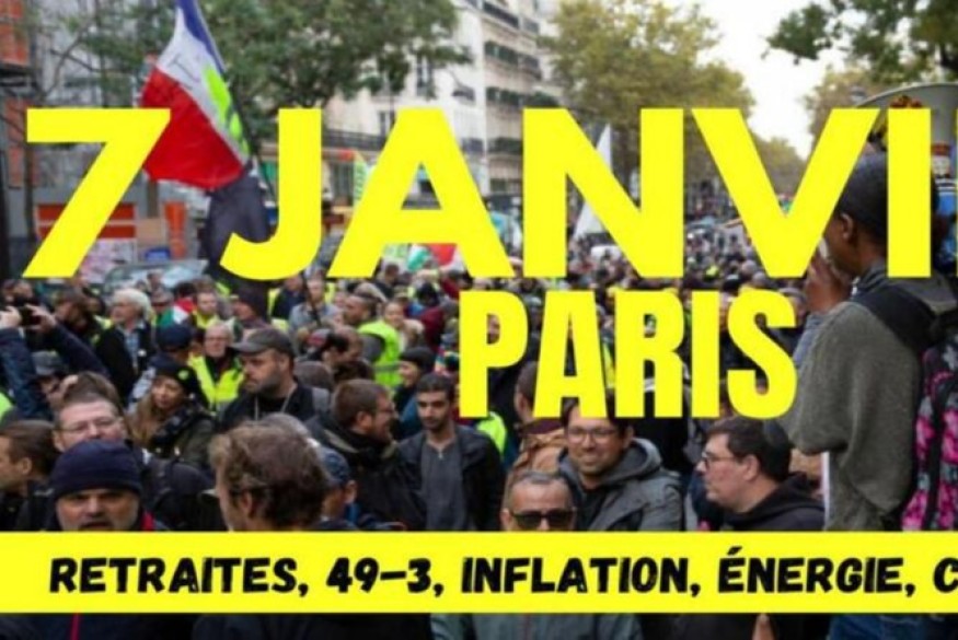 L'étincelle dans la ville # 09 janvier 2023 - Manif' : Le retour des Gilets jaunes à Paris