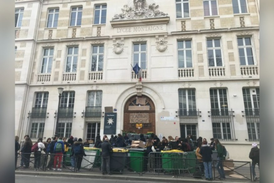 L'étincelle dans la ville # 03 avril 2023 - Le blocage du lycée Montaigne