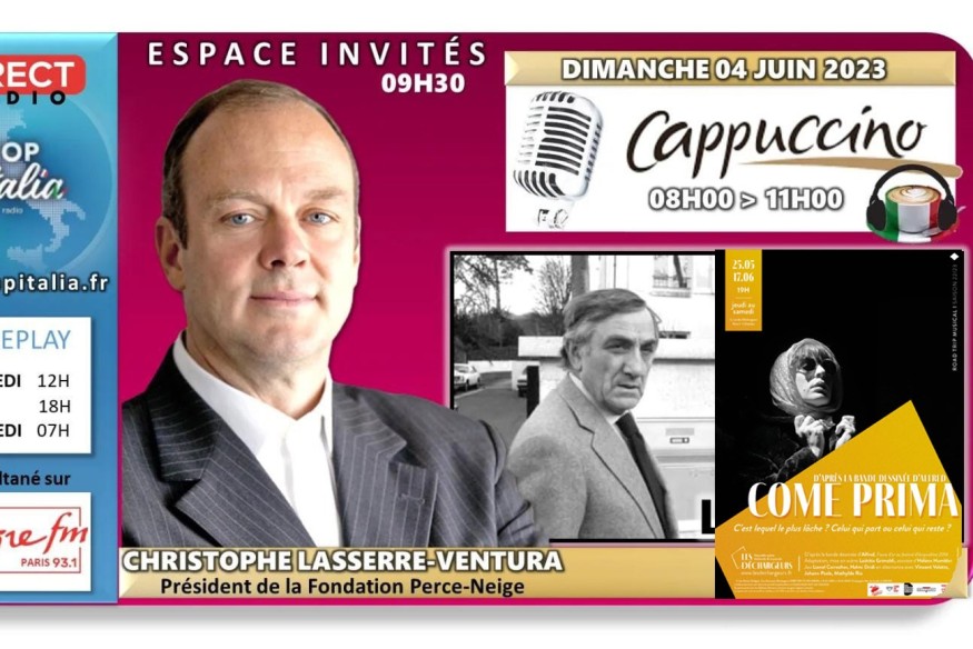 Cappuccino # 04 juin 2023 - invité Christophe Lasserre-Ventura et présentation de Come Prima au Théâtre des Déchargeurs